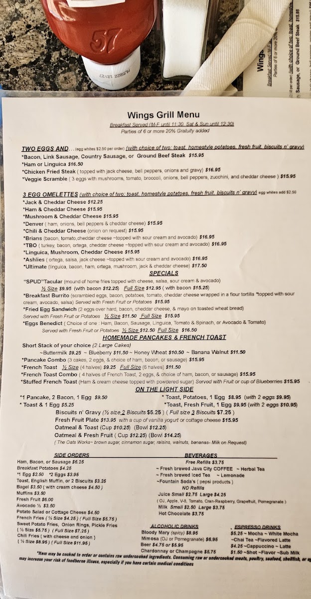 Menu Wings Grill & Espresso Bar-1