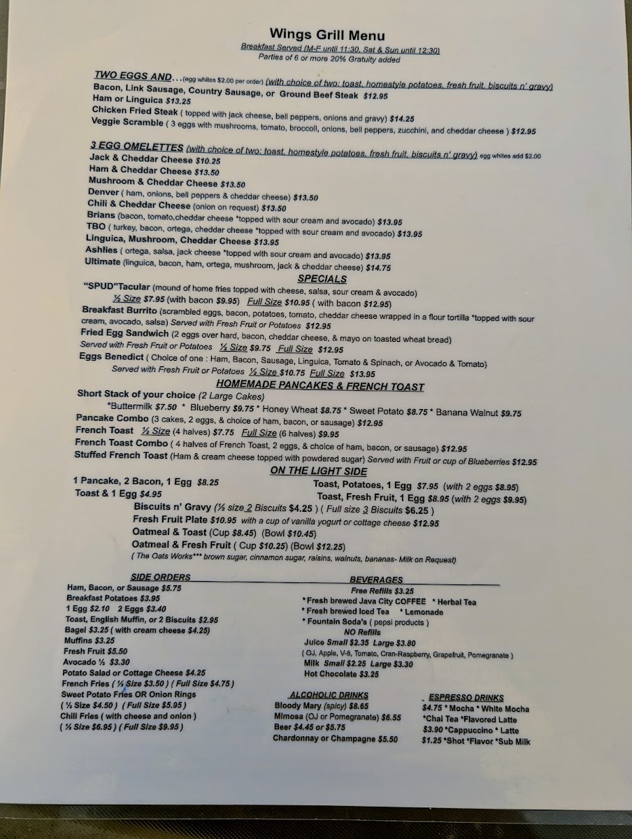 Menu Wings Grill & Espresso Bar-6